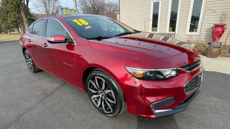2018 Chevrolet Malibu for sale at North American Credit Inc. in Waukegan IL