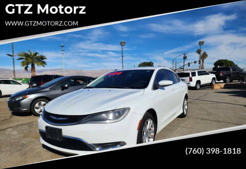 2015 Chrysler 200 for sale at GTZ Motorz in Indio CA