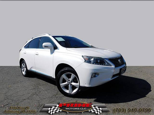 2015 Lexus RX 350 for sale at PRIME MOTORS LLC in Arlington VA