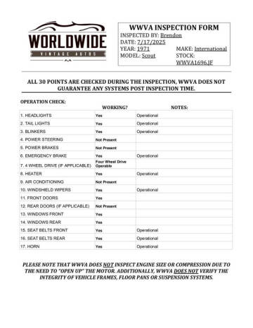 1971 International Scout