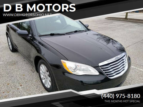 2011 Chrysler 200 for sale at DB MOTORS in Eastlake OH