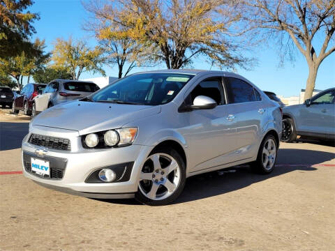 2015 Chevrolet Sonic for sale at HILEY MAZDA VOLKSWAGEN of ARLINGTON in Arlington TX