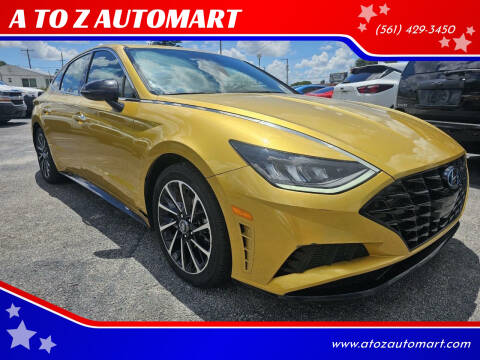 2020 Hyundai Sonata for sale at A TO Z  AUTOMART - A TO Z AUTOMART in West Palm Beach FL