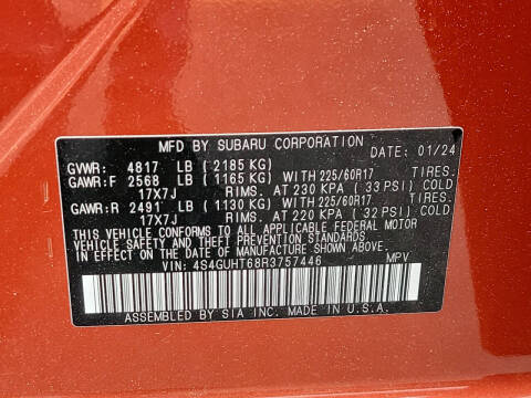 2024 Subaru Crosstrek Wilderness