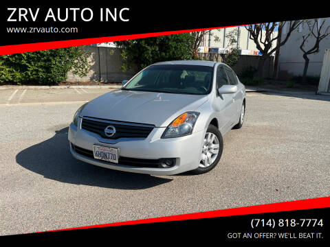 2009 Nissan Altima for sale at ZRV AUTO INC in Brea CA