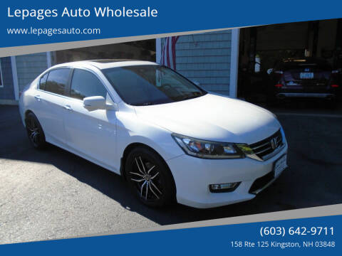 2015 Honda Accord for sale at Lepages Auto Wholesale in Kingston NH