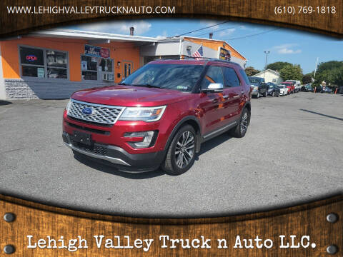 2016 Ford Explorer for sale at Lehigh Valley Truck n Auto LLC. in Schnecksville PA