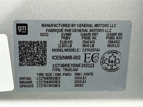 2022 GMC Sierra 2500HD