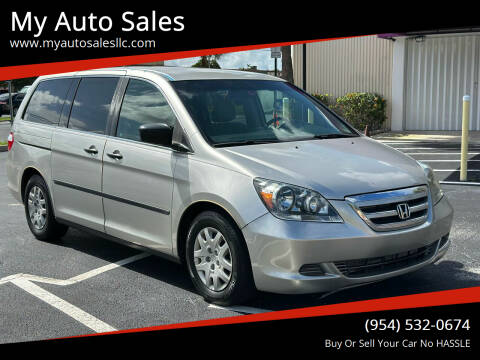 2007 Honda Odyssey for sale at My Auto Sales in Margate FL