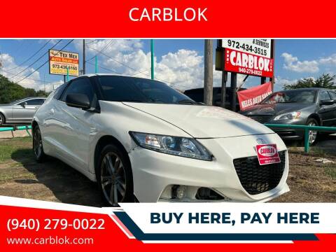 2013 Honda CR-Z for sale at CARBLOK in Lewisville TX