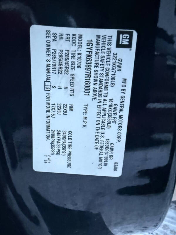 2007 Cadillac Escalade