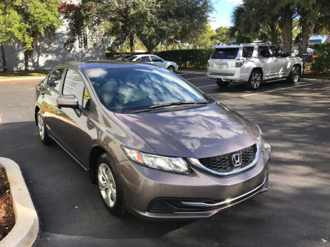 2014 Honda Civic for sale at FLORIDA CAR TRADE LLC in Davie FL