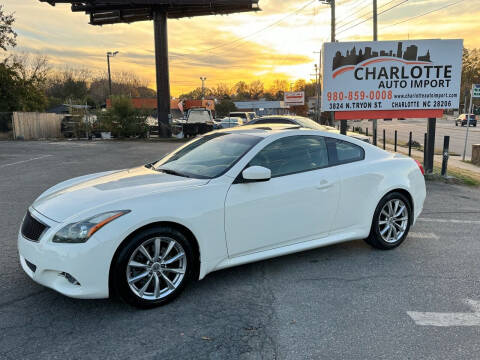 2013 Infiniti G37 Coupe for sale at Charlotte Auto Import in Charlotte NC