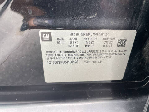 2012 Chevrolet Sonic LT