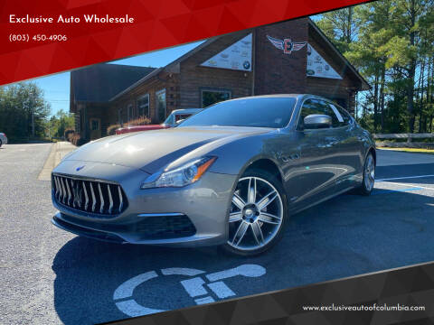 2017 Maserati Quattroporte for sale at Exclusive Auto Wholesale in Columbia SC