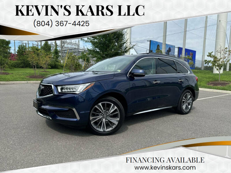 2019 Acura MDX for sale at Kevin's Kars LLC in Richmond VA