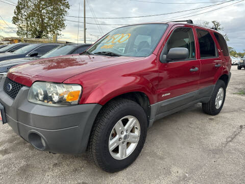 2006 Ford Escape Hybrid for sale at FAIR DEAL AUTO SALES INC in Houston TX