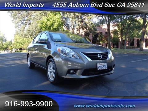 2014 Nissan Versa for sale at World Imports in Sacramento CA