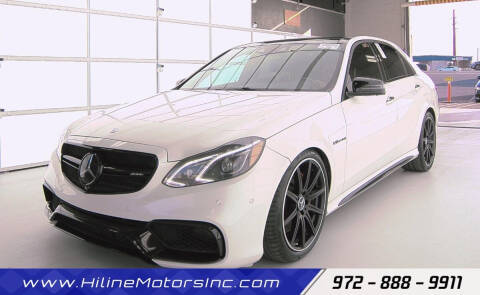 2016 Mercedes-Benz E-Class for sale at HILINE MOTORS in Plano TX