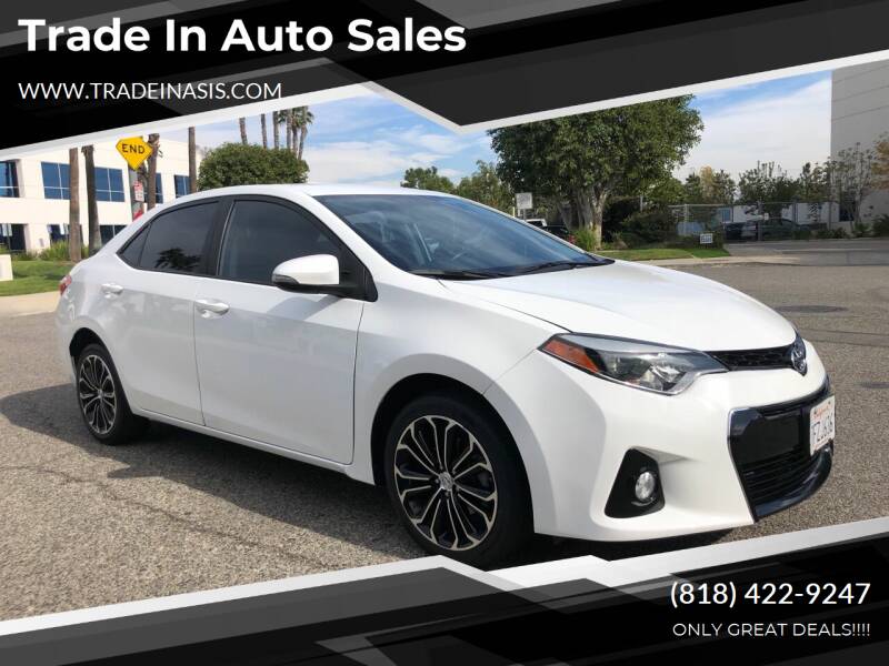 2014 Toyota Corolla for sale at Trade In Auto Sales in Van Nuys CA