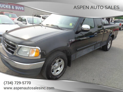 2001 Ford F-150 for sale at Aspen Auto Sales in Wayne MI