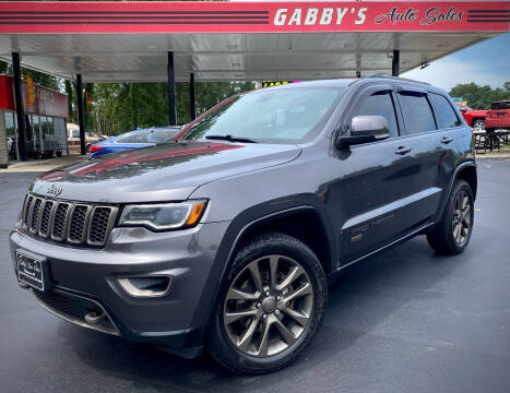 2016 Jeep Grand Cherokee for sale at GABBY'S AUTO SALES in Valparaiso IN