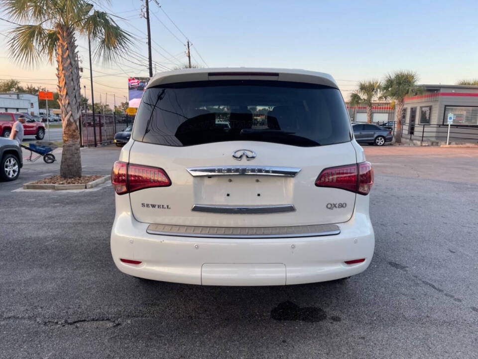 2014 INFINITI QX80 for sale at SMART CHOICE AUTO in Pasadena, TX