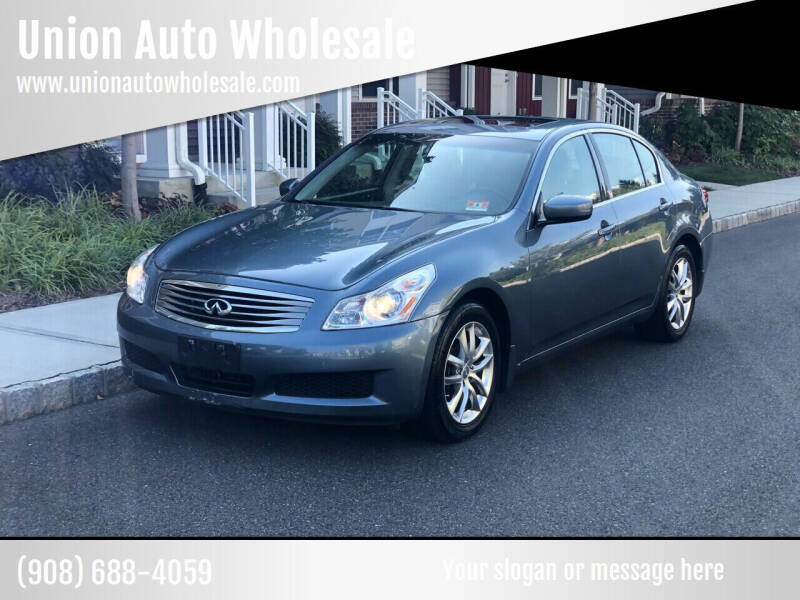 2009 Infiniti G37 Sedan for sale at Union Auto Wholesale in Union NJ