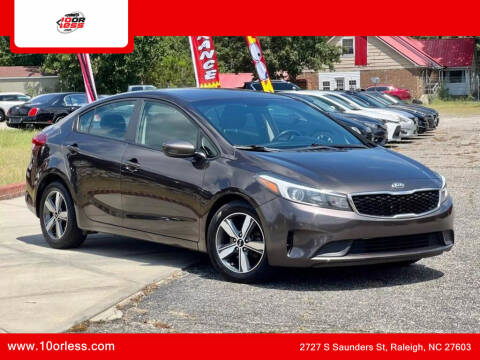 2018 Kia Forte for sale at J T Auto Group - 10orless.com in Raleigh NC