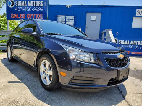 2014 Chevrolet Cruze for sale at SIGMA MOTORS USA in Orlando FL