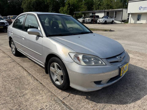 2005 Honda Civic for sale at AUTO WOODLANDS in Magnolia TX