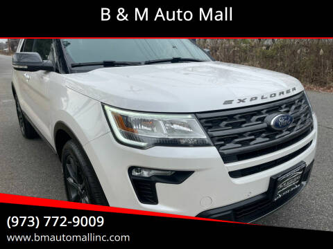 2018 Ford Explorer for sale at B & M Auto Mall in Clifton NJ