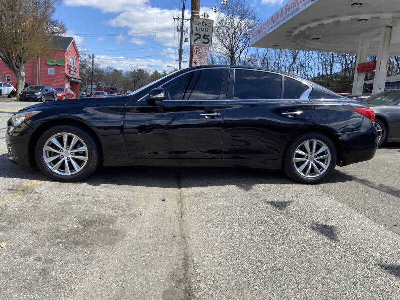 Used 2015 INFINITI Q50 Premium with VIN JN1BV7AR9FM413328 for sale in Paterson, NJ