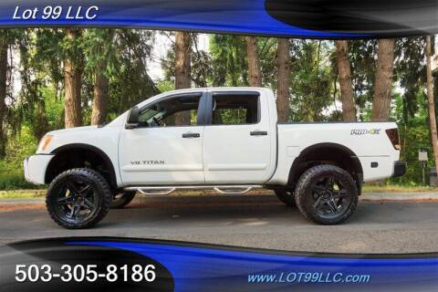 2013 Nissan Titan for sale at LOT 99 LLC in Milwaukie OR