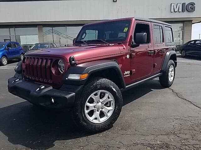 Used 2021 Jeep Wrangler Unlimited ISLANDER with VIN 1C4HJXDG8MW646566 for sale in Bellefontaine, OH