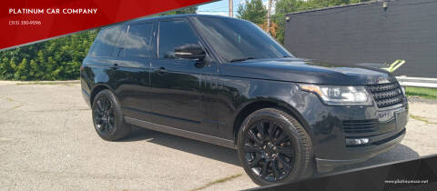 2013 Land Rover Range Rover for sale at PLATINUM CAR COMPANY in Detroit MI