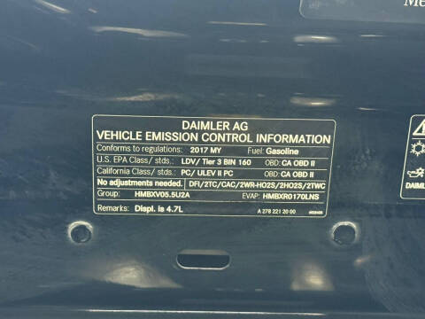 2017 Mercedes-Benz S-Class Mercedes-Maybach S 550 4MATIC