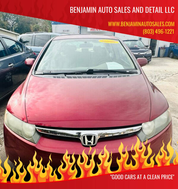 2008 Honda Civic for sale at Benjamin Auto Sales and Detail LLC in Holly Hill SC