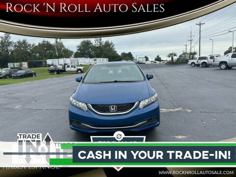 2013 Honda Civic for sale at Rock 'N Roll Auto Sales in West Columbia SC