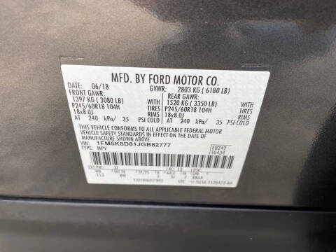 2018 Ford Explorer XLT