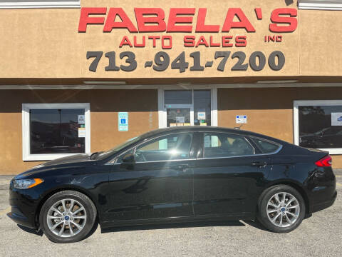 2017 Ford Fusion for sale at Fabela's Auto Sales Inc. in South Houston TX