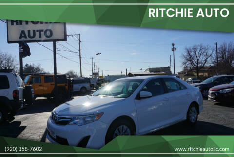 2012 Toyota Camry for sale at Ritchie Auto in Appleton WI