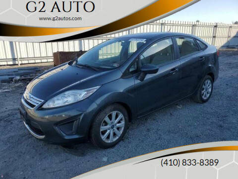 2011 Ford Fiesta for sale at G2 AUTO in Finksburg MD