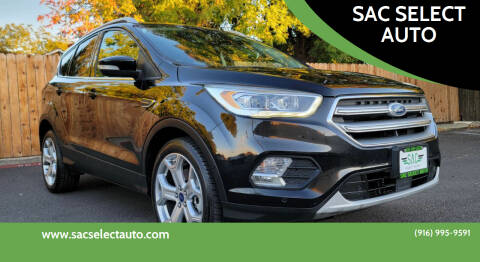 2017 Ford Escape for sale at SAC SELECT AUTO in Sacramento CA