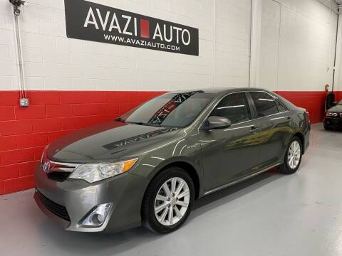 2012 Toyota Camry Hybrid for sale at AVAZI AUTO GROUP LLC in Gaithersburg MD