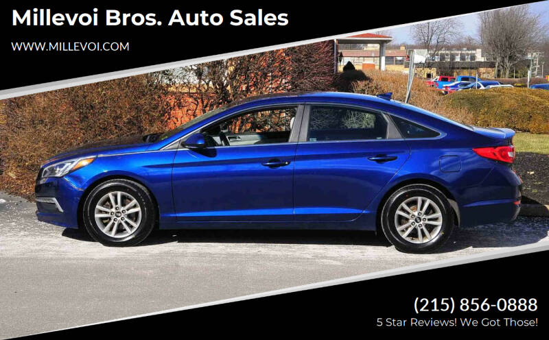 2015 Hyundai Sonata for sale at Millevoi Bros. Auto Sales in Philadelphia PA