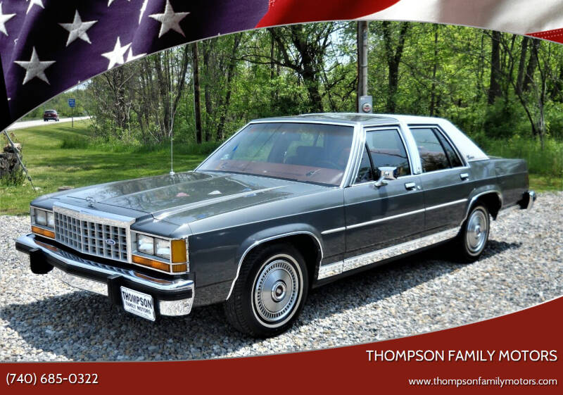 1987 Ford LTD Crown Victoria for sale at THOMPSON FAMILY MOTORS in Senecaville OH