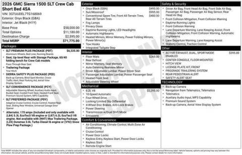 2026 GMC Sierra 1500