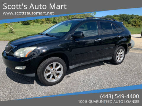 2009 Lexus RX 350 for sale at Scott's Auto Mart in Dundalk MD