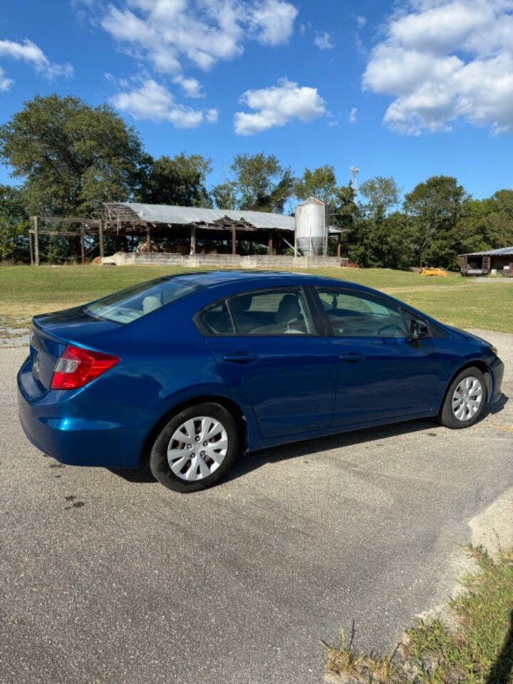 2012 Honda Civic for sale at Hanks Auto Sales in Coats, NC